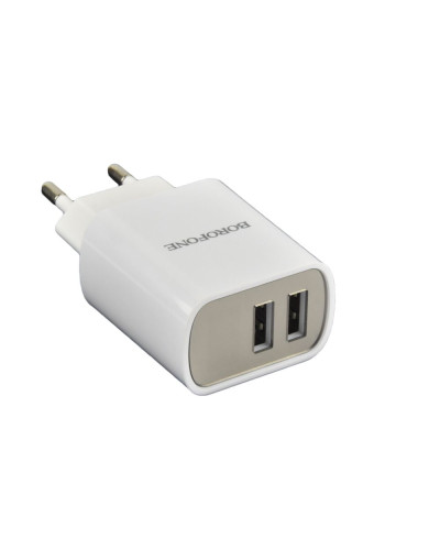 Сетевое Зарядное Устройство Borofone BA58A Digital Display Type-C 2USB 2.4A