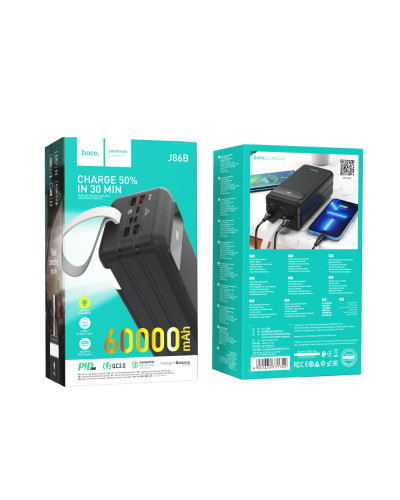 Power Bank Hoco J86B Electric 22.5W fully compatible 60000 mAh