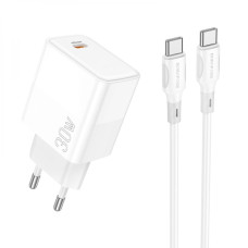 Сетевое Зарядное Устройство Borofone BA77A Insightful PD/QC 30W Type-C to Type-C