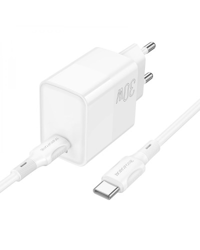Сетевое Зарядное Устройство Borofone BA77A Insightful PD/QC 30W Type-C to Type-C