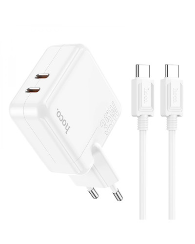 Сетевое Зарядное Устройство Hoco C110A Lucky PD/QC 35W Type-C to Type-C