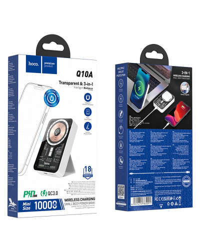Power Bank Hoco Q10A PD20W Wireless Fast Charging 10000mAh