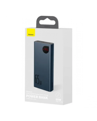 Power Bank Baseus Adaman Metal 65W 20000 mAh Cable USB to Type-C 3A 0.3 (PPIMDA-D)