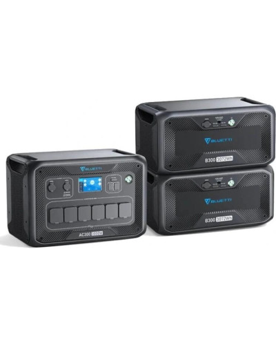 Комплект зарядної станції BLUETTI AC300 + 2 battery module B300 (BE-AC300+B300X2)