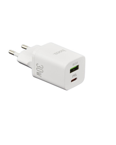 Сетевое Зарядное Устройство Hoco N13 PD30W+QC3.0 Type-C To Lightning