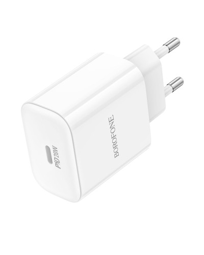 Сетевое Зарядное Устройство Borofone BA81A 1USB-C PD/QC 20W