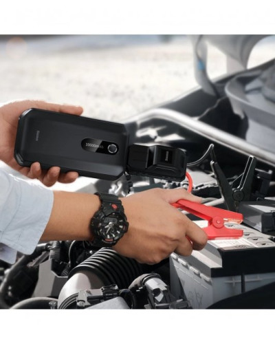 Автономний пусковий пристрій (бустер) Baseus Super Energy AirCar Jump Starter 10000mAh Black (CGNL020101)