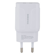 Сетевое Зарядное Устройство Borofone BA37A Lightning 2USB 2.4A