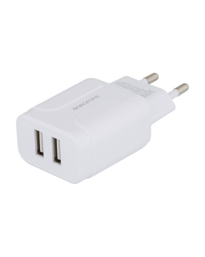Сетевое Зарядное Устройство Borofone BA37A Lightning 2USB 2.4A