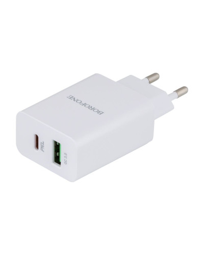 Сетевое Зарядное Устройство Borofone BA56A PD 20W + QC3.0