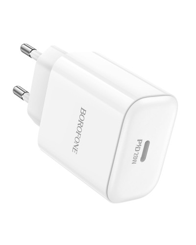 Сетевое Зарядное Устройство Borofone BA81A 1USB-C PD/QC 20W