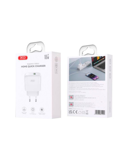 Сетевое Зарядное Устройство XO L135 1USB QC 18W
