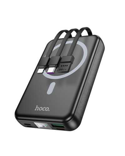 Power Bank Hoco DB59 Guardian 22.5W+PD20W magnetic 15W with display and cable 10000mAh