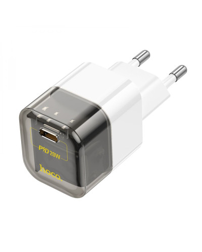 Сетевое Зарядное Устройство Hoco C125A Transparent PD20W/QC