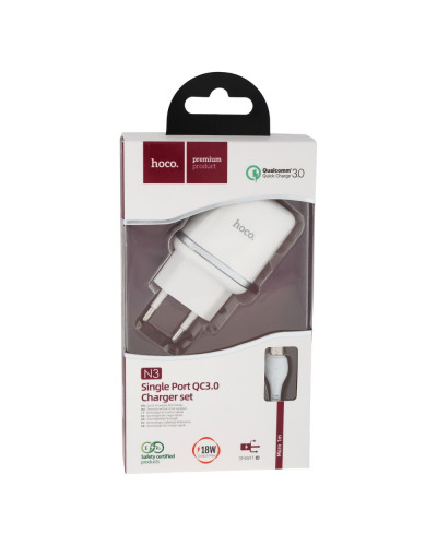 Сетевое Зарядное Устройство Hoco N3 Micro QC3.0