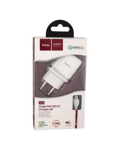 Сетевое Зарядное Устройство Hoco N3 Micro QC3.0