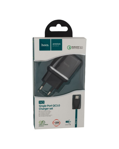 Сетевое Зарядное Устройство Hoco N3 Micro QC3.0