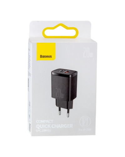 Сетевое Зарядное Устройство Baseus PD+QC3.0 3A CCXJ-B