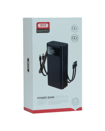 Power Bank XO PR142 With cable 30000 mAh