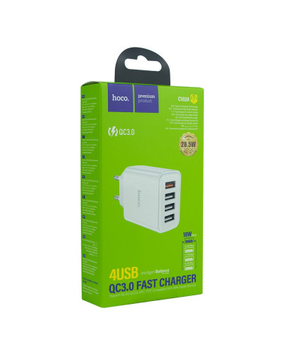 Сетевое Зарядное Устройство Hoco C102A Fuerza QC3.0 28.5W