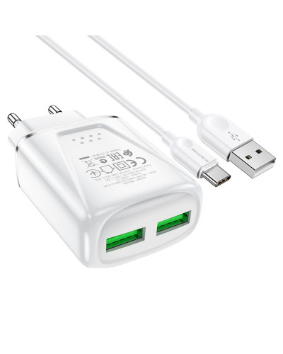 Сетевое Зарядное Устройство Borofone BA54A QC3.0 18W Type-C