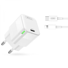 Сетевое Зарядное Устройство XO CE06 PD 30W GaN Type-C to Lightning