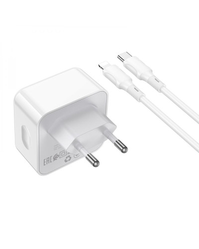 Сетевое Зарядное Устройство Borofone BA76A Source PD/QC 35W Type-C to Lightning