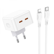 Сетевое Зарядное Устройство Borofone BA76A Source PD/QC 35W Type-C to Lightning