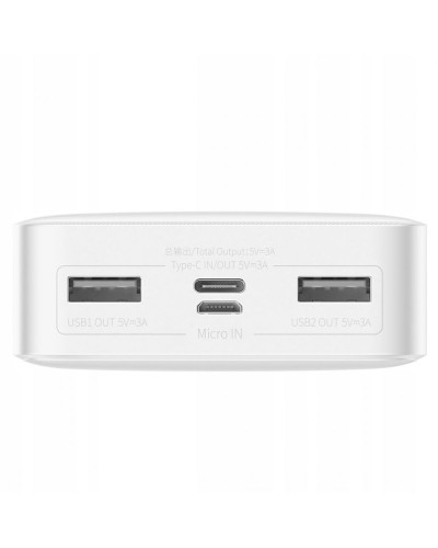 Power Bank Baseus Bipow 20W 20000 mAh Cable USB to Micro 25cm (PPBD0503xx)