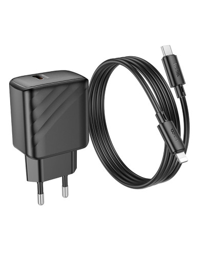 Сетевое Зарядное Устройство Hoco CS22A 1USB-C PD/QC 30W+Type-C to Lightning