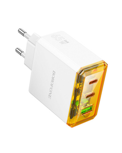 Сетевое Зарядное Устройство Borofone BAS34A 2Type-C/1USB PD/QC 65W
