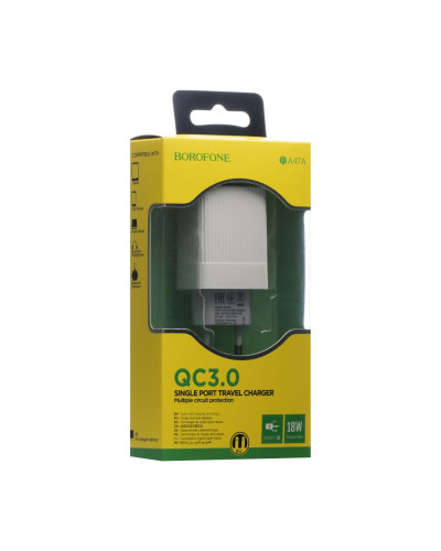 Сетевое Зарядное Устройство Borofone BA47A QC3.0