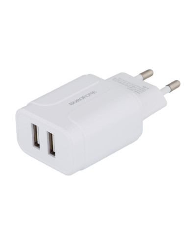 Сетевое Зарядное Устройство Borofone BA37A 2USB 2.4A 12W