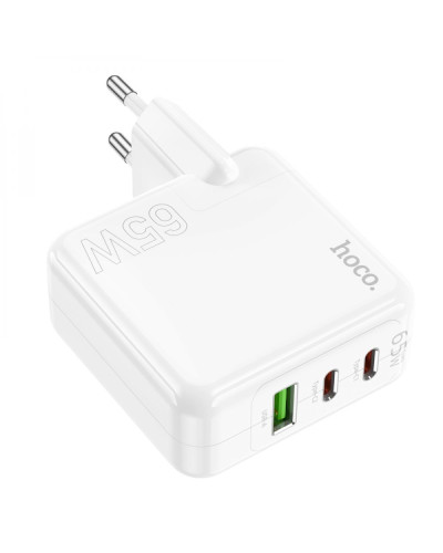 Сетевое Зарядное Устройство Hoco C115A Header PD65W/QC (2C1A) GAN