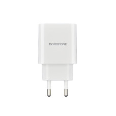 Сетевое зарядное устройство Borofone BA55A dual port PD20W+QC3.0