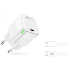 Сетевое Зарядное Устройство XO CE06 PD 30W GaN Type-C to Type-C