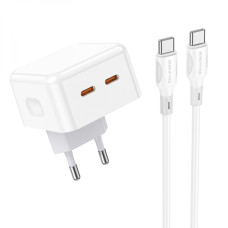 Сетевое Зарядное Устройство Borofone BA76A Source PD/QC 35W Type-C to Type-C