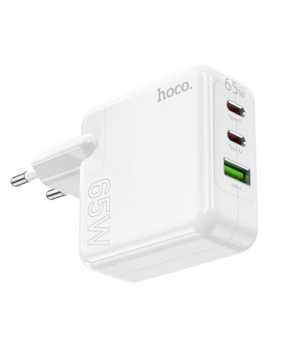 Сетевое Зарядное Устройство Hoco C115A Header PD65W/QC (2C1A) GAN