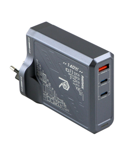Сетевое Зарядное Устройство Remax RP-U106 140W 2C+1A GaN