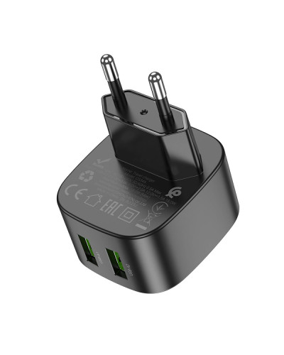 Сетевое Зарядное Устройство Hoco CS34A 2USB QC 18W