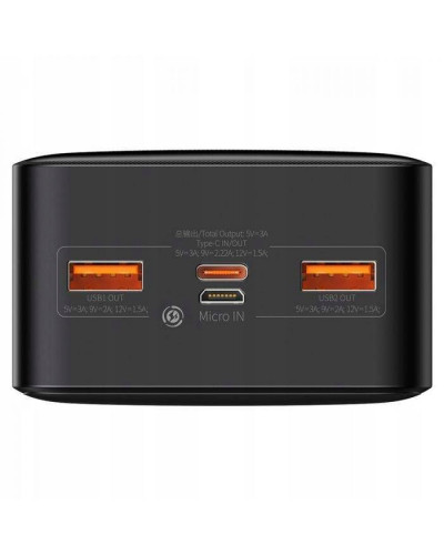 Power Bank Baseus Bipow 20W 30000 mAh Cable USB to Micro 25cm (PPBD0504xx)