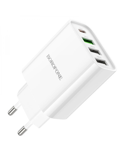 Сетевое Зарядное Устройство Borofone BA79A Clever PD20W/QC (1C3A)