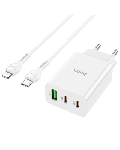 Сетевое Зарядное Устройство Hoco C99A PD20W+QC3.0 Type C to Lightning