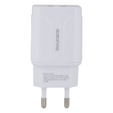 Сетевое Зарядное Устройство Borofone BA37A Micro 2USB 2.4A