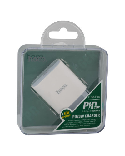 Сетевое Зарядное Устройство Hoco C76A Plus PD 20W 3A
