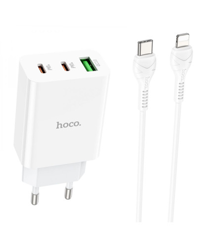 Сетевое Зарядное Устройство Hoco C99A PD20W+QC3.0 Type C to Lightning
