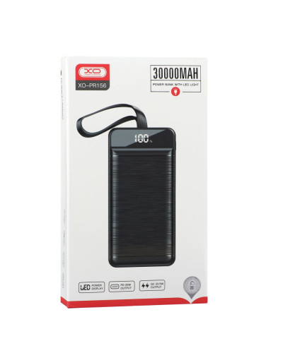 Power Bank XO PR156 QC22.5W PD20W 30000 mAh