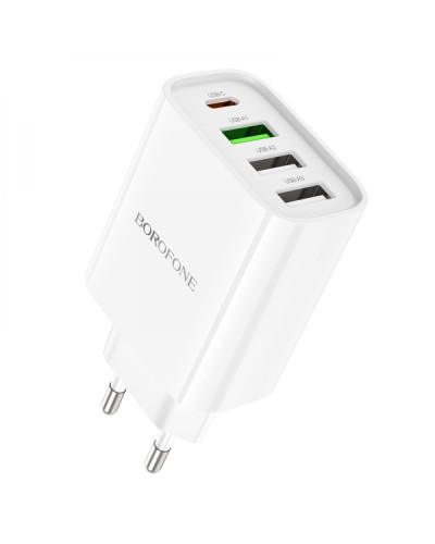 Сетевое Зарядное Устройство Borofone BA79A Clever PD20W/QC (1C3A)