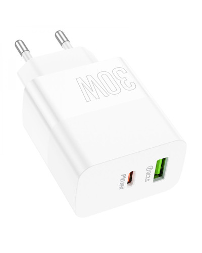Сетевое Зарядное Устройство Borofone BA75A Powerfull PD+QC 30W