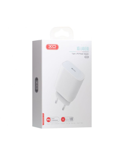 Сетевое Зарядное Устройство XO L40 PD 18W